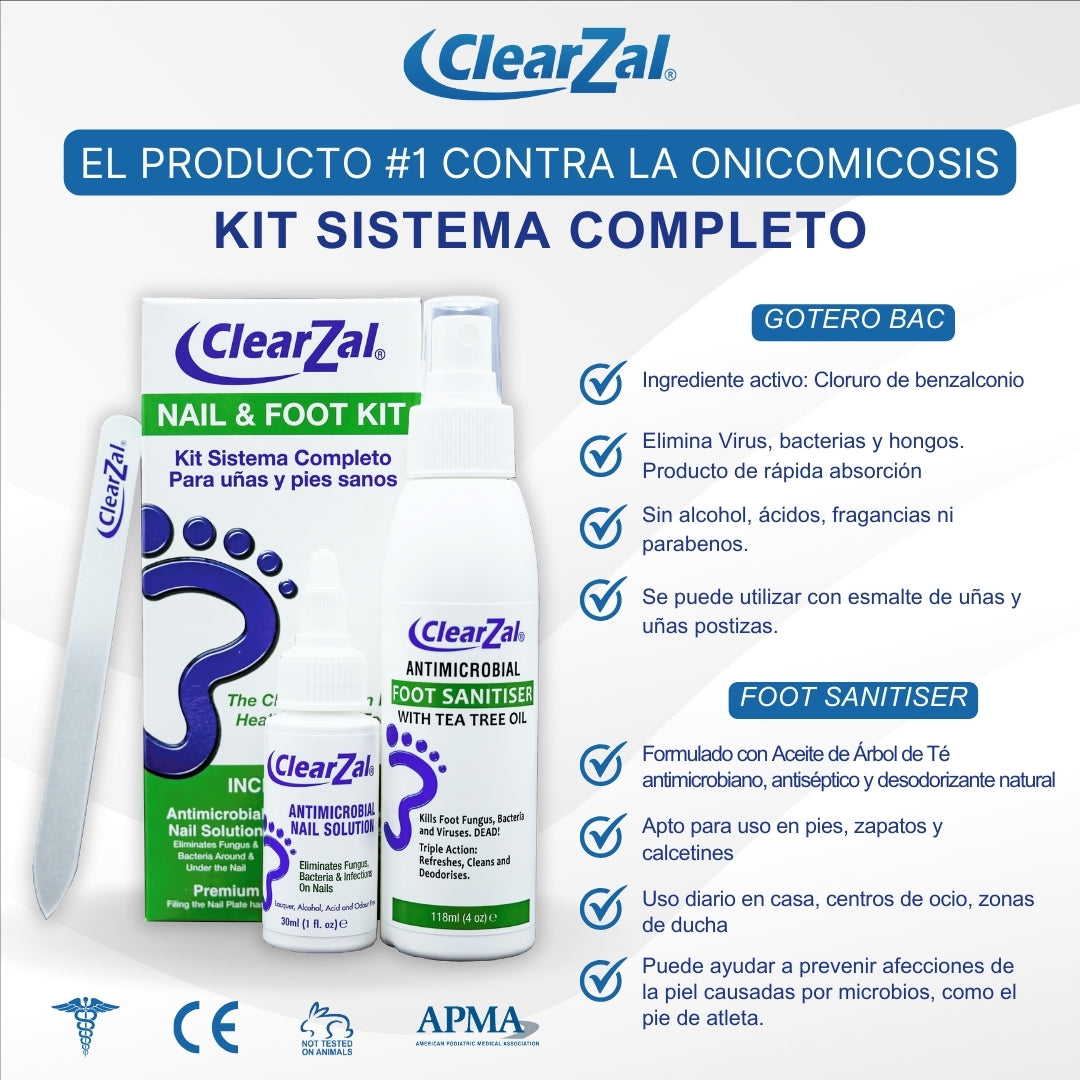 ClearZal Nail and Foot Kit