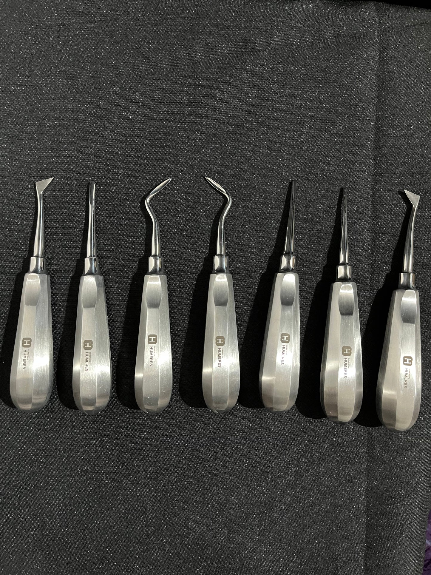 Set de Elevadores Dentales Profesionales 7 Piezas | Acero Quirúrgico 420J2