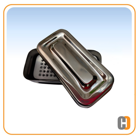 Caja porta fresas de Acero inoxidable - 72 piezas